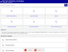 Tablet Screenshot of baniautoindustries.com